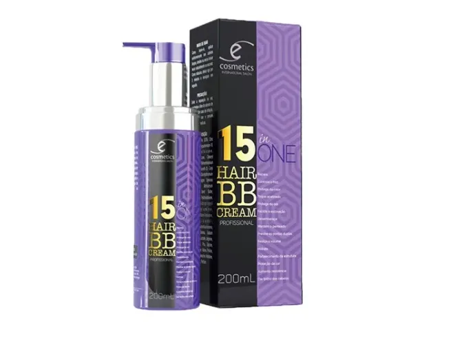 15 in One Moisturizing Frizz Control Hair Protection BB Cream 200ml - Ecosmetics