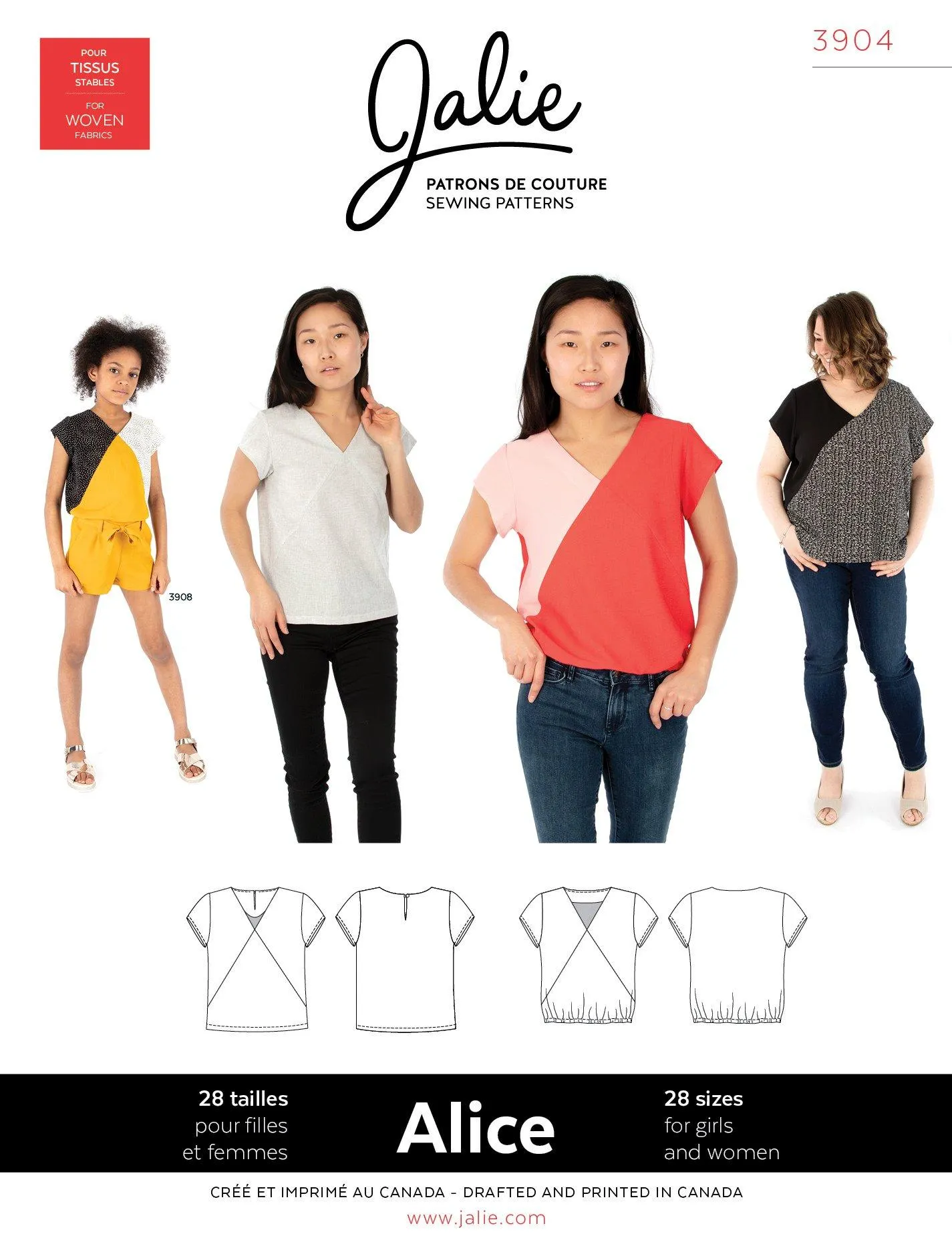 3904 // ALICE V-Neck Blouse