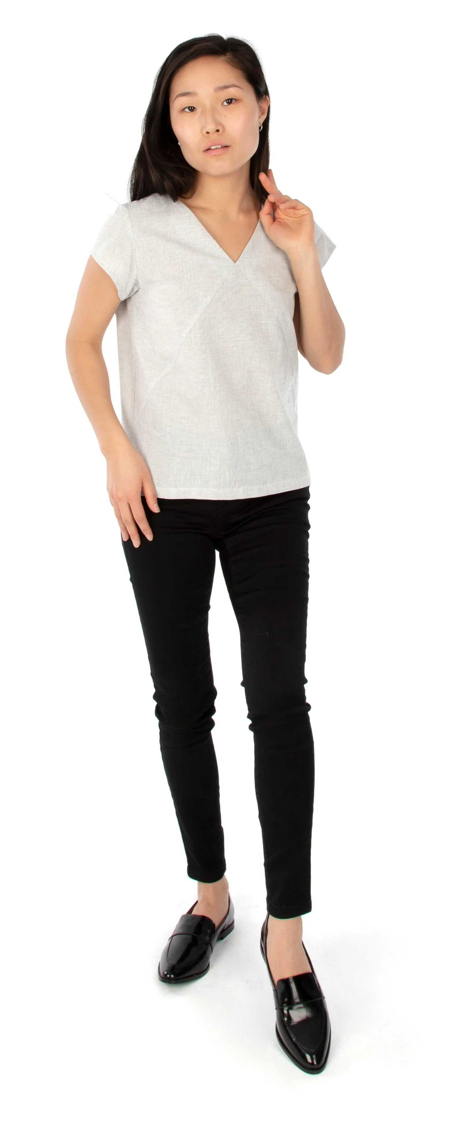 3904 // ALICE V-Neck Blouse