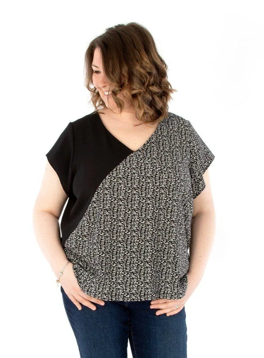 3904 // ALICE V-Neck Blouse
