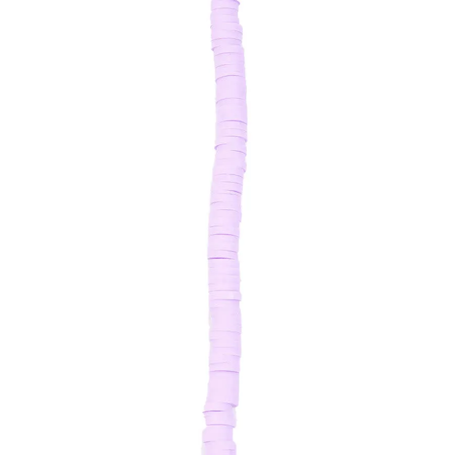 4mm Vinyl/Vulcanite Heishi Beads - Purple