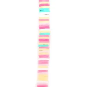 6mm Vinyl/Vulcanite Heishi Beads - Mixed Colors (Pink)