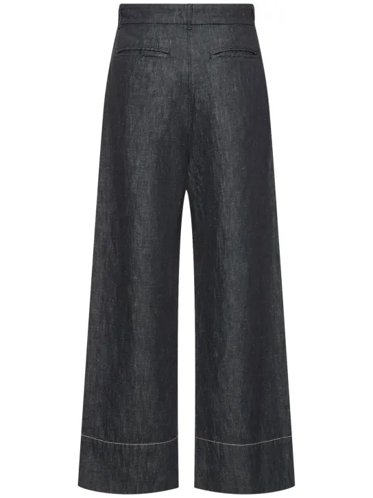 &#x27;S Max Mara   Petra cotton &amp; linen denim pants 