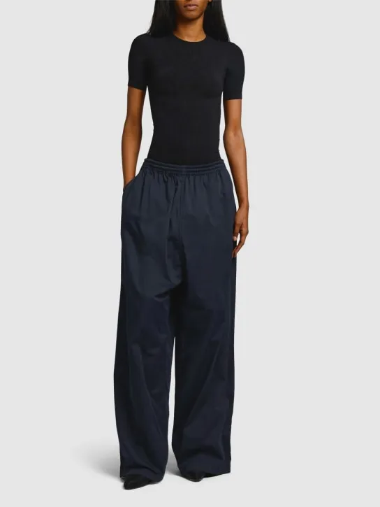 Balenciaga   Cotton twill baggy pants 