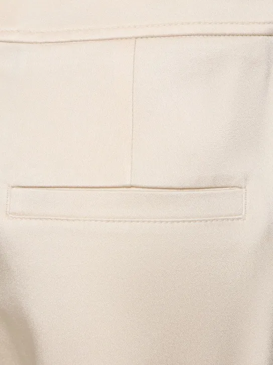 Brunello Cucinelli   Satin cady wide pants 