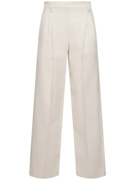 Brunello Cucinelli   Stretch cotton straight pants 