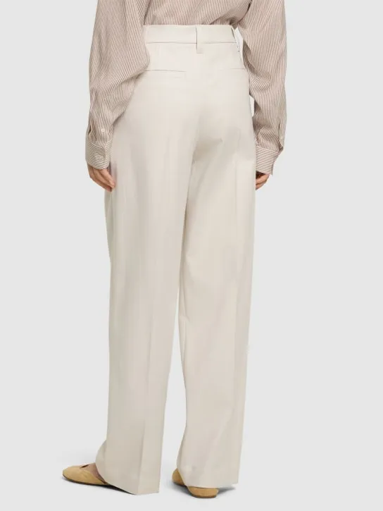 Brunello Cucinelli   Stretch cotton straight pants 