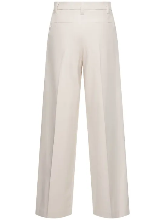 Brunello Cucinelli   Stretch cotton straight pants 