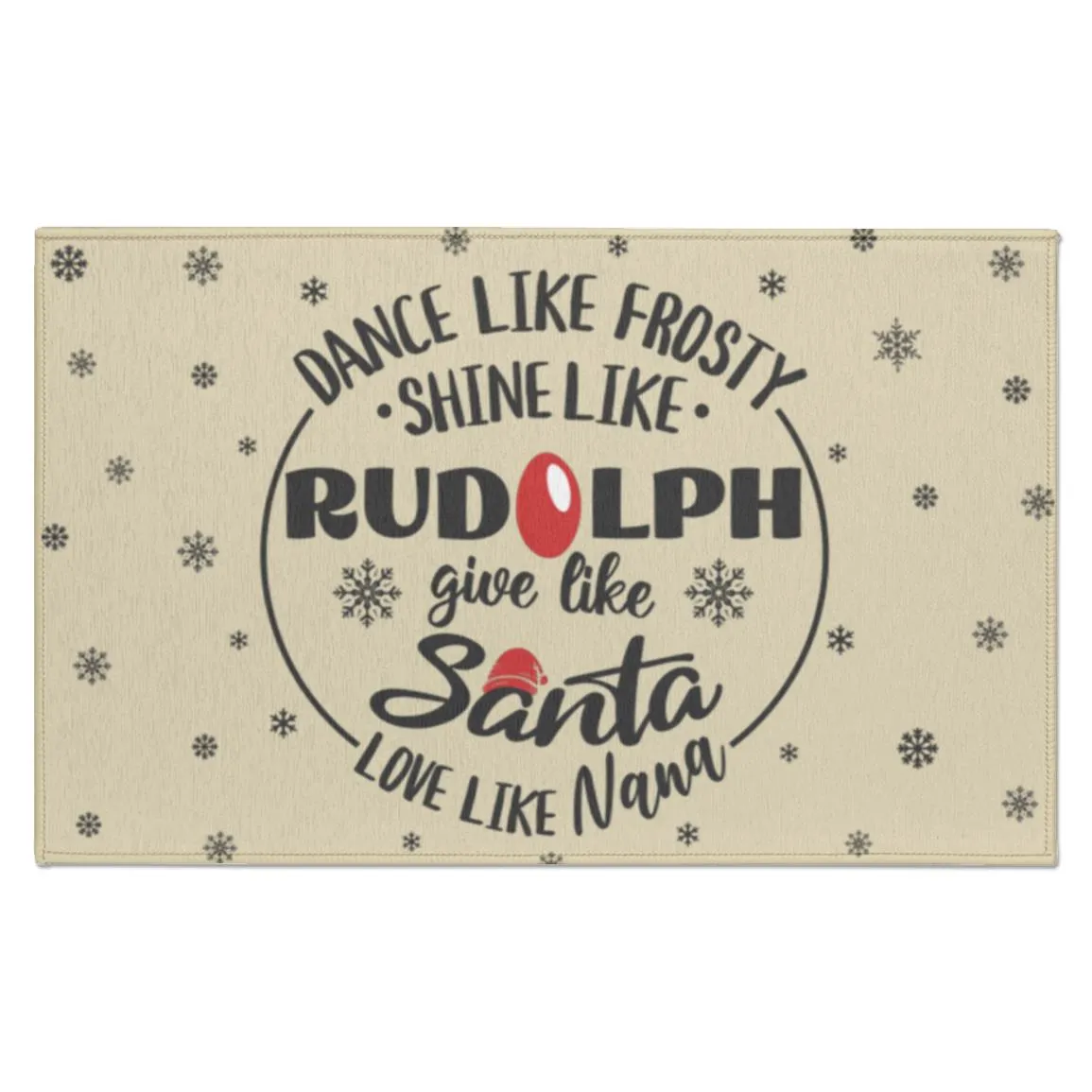 Dance Like Frosty Indoor Doormats