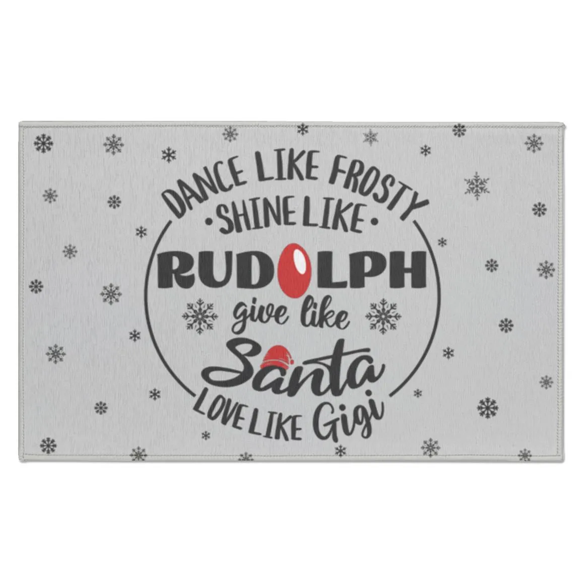 Dance Like Frosty Indoor Doormats