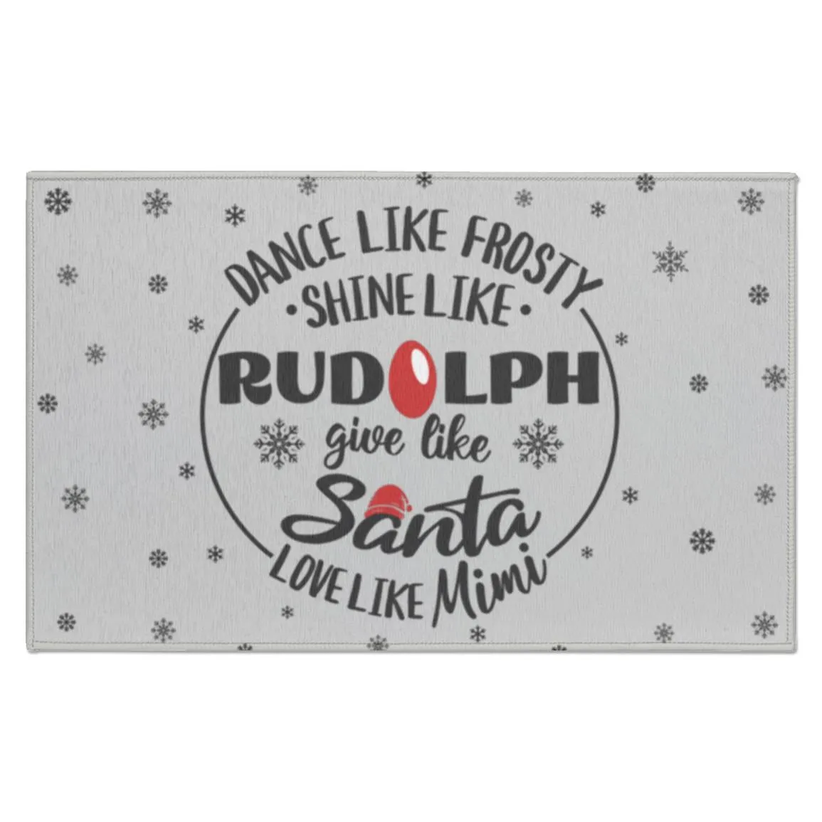 Dance Like Frosty Indoor Doormats
