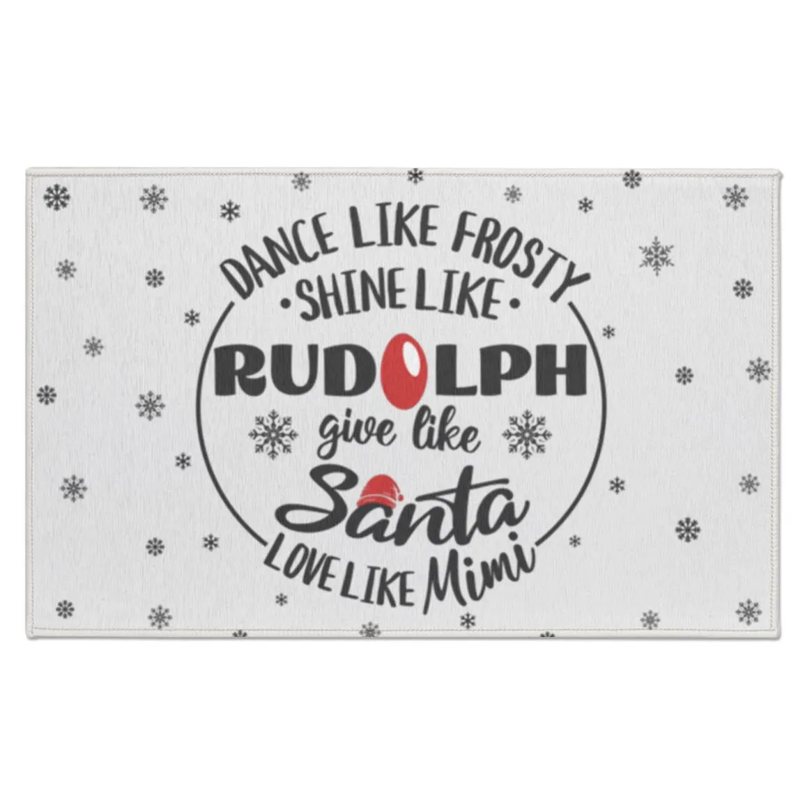 Dance Like Frosty Indoor Doormats