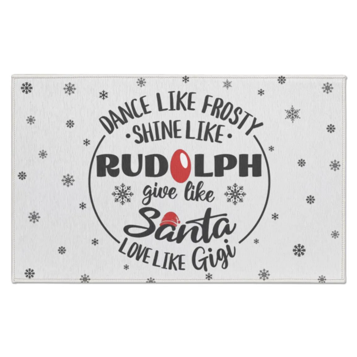 Dance Like Frosty Indoor Doormats
