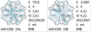 Frost and Frozen Monogram Number 3