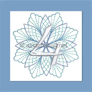 Frost and Frozen Monogram Number 4