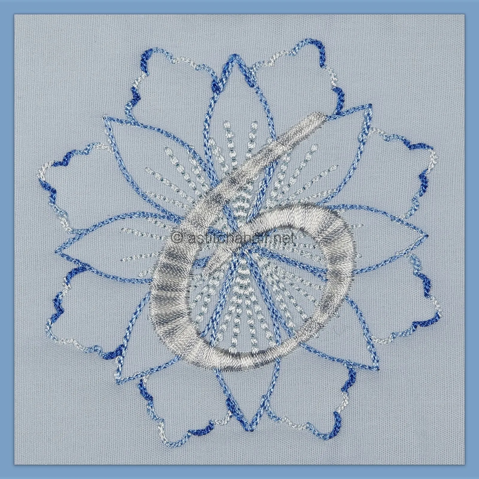 Frost and Frozen Monogram Number 6