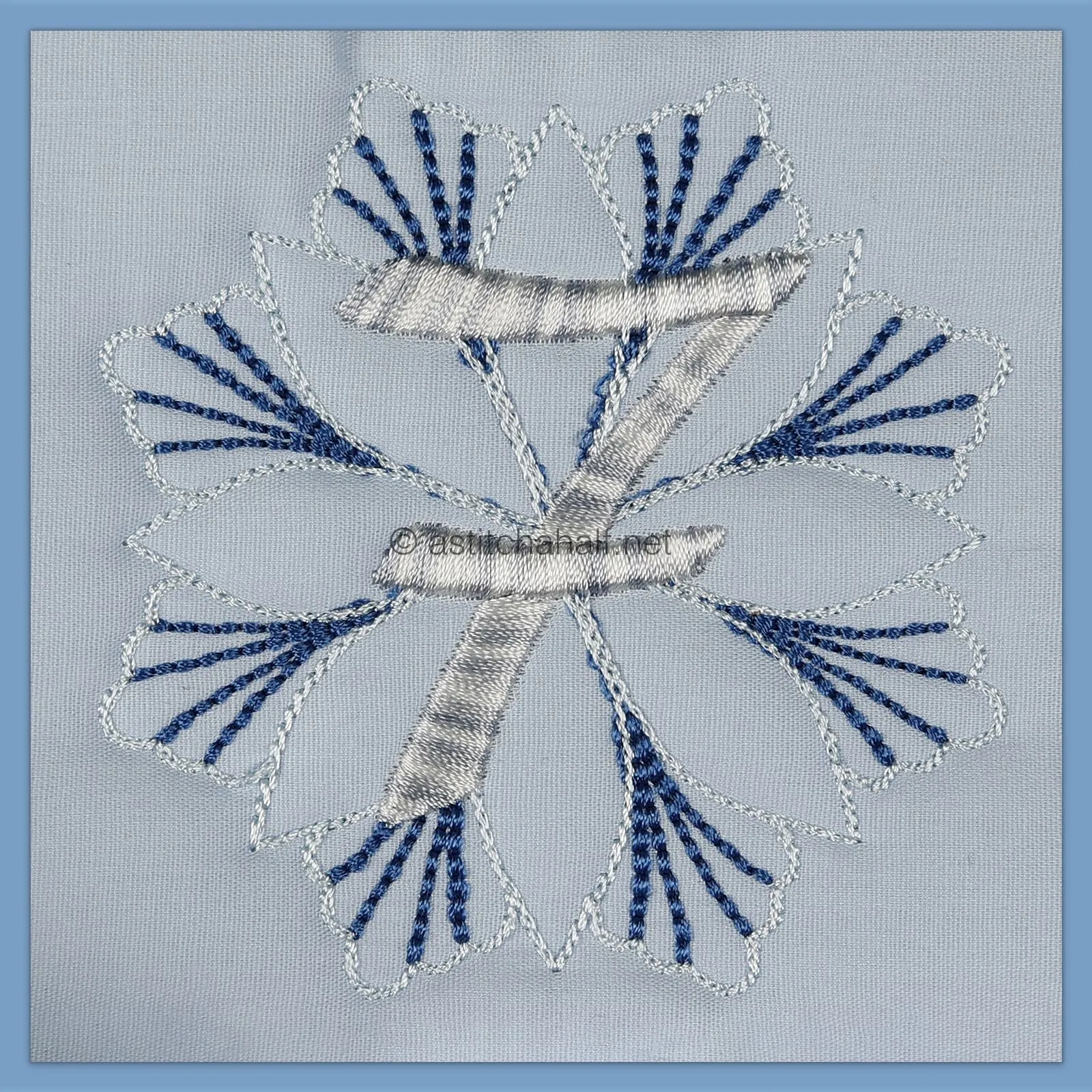 Frost and Frozen Monogram Number 7