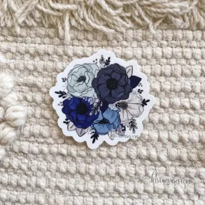 Frosty Florals Sticker