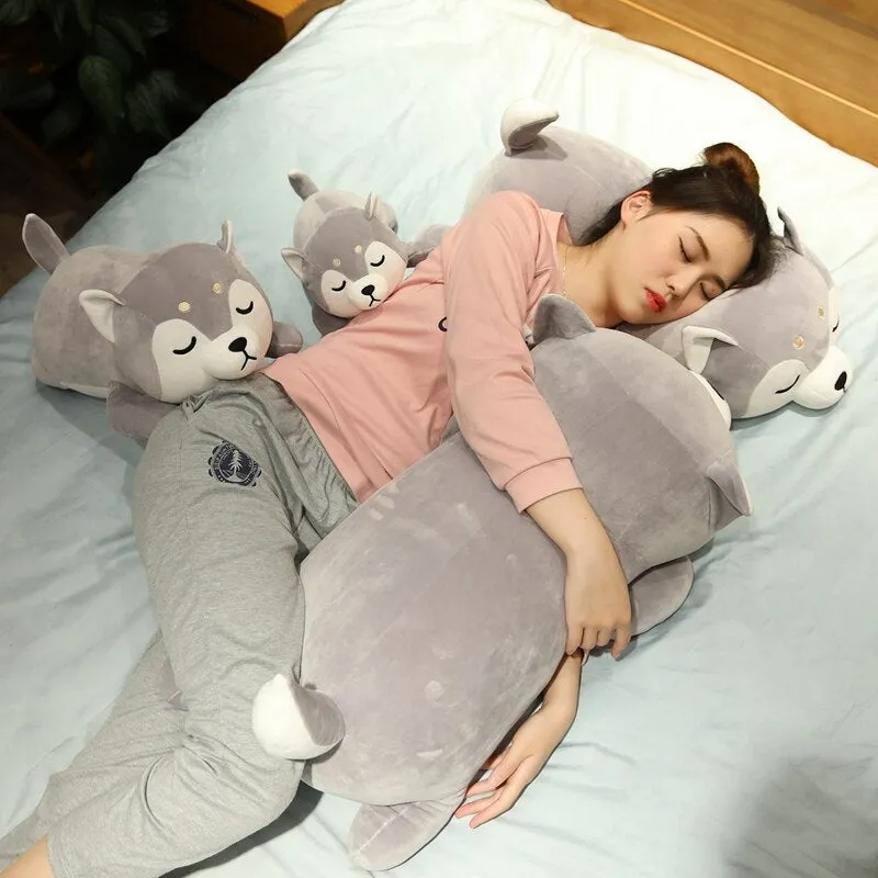Frosty The Sleepy Husky Plushie