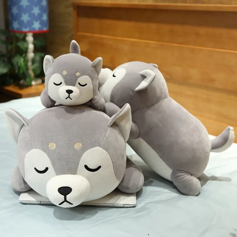 Frosty The Sleepy Husky Plushie
