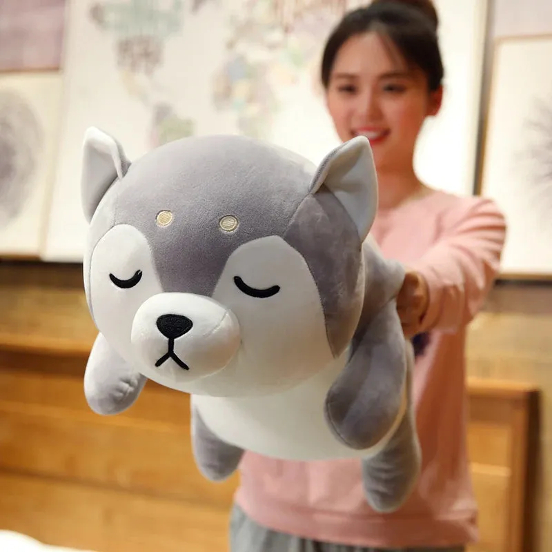 Frosty The Sleepy Husky Plushie