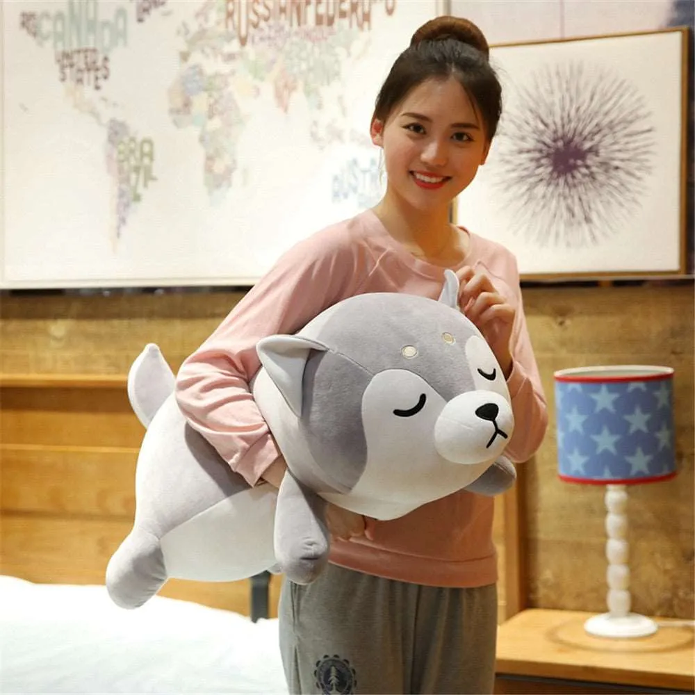 Frosty The Sleepy Husky Plushie
