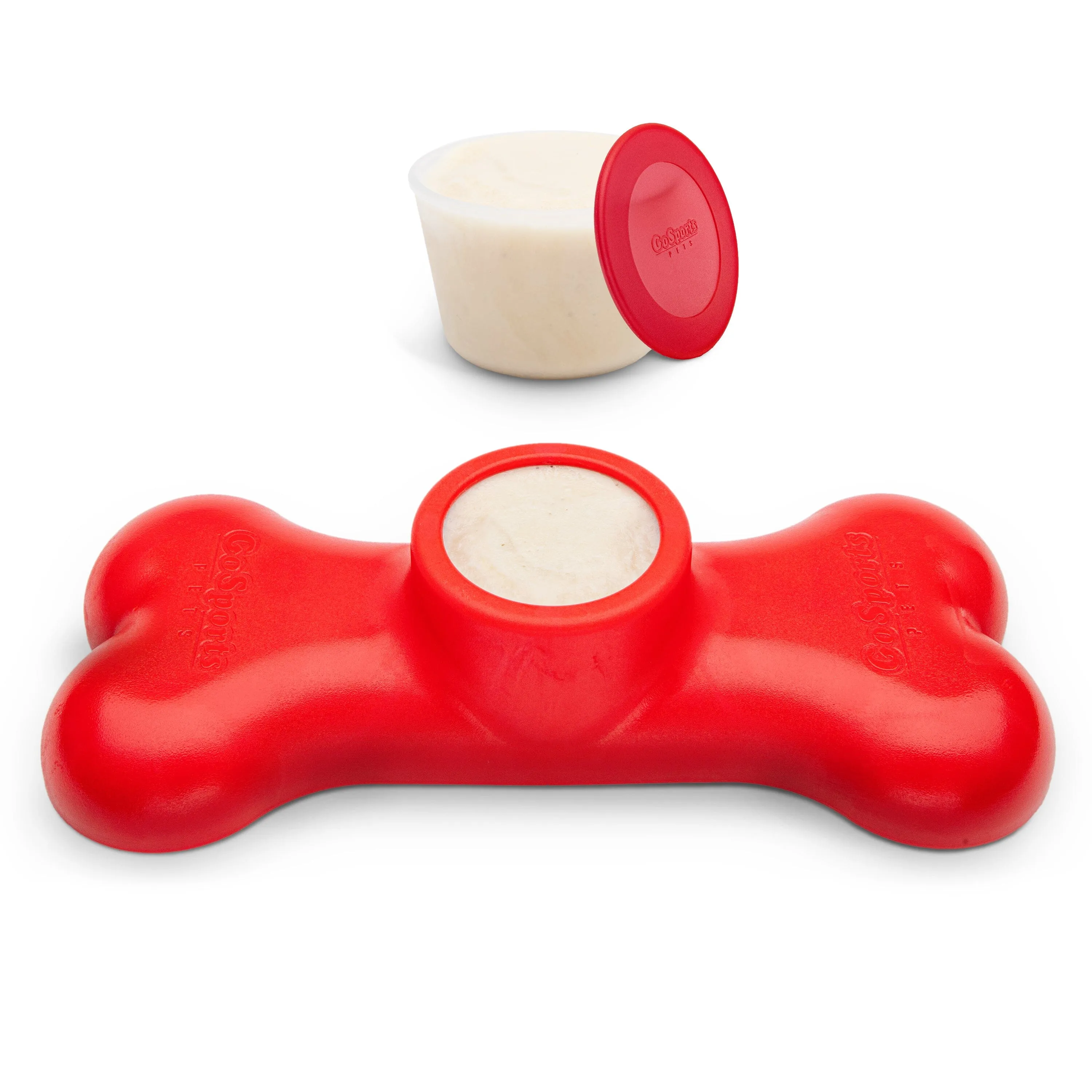 GoSports Pets PupsCream Parlor - Non-Slip Ice Cream & Frozen Dog Treat Holder