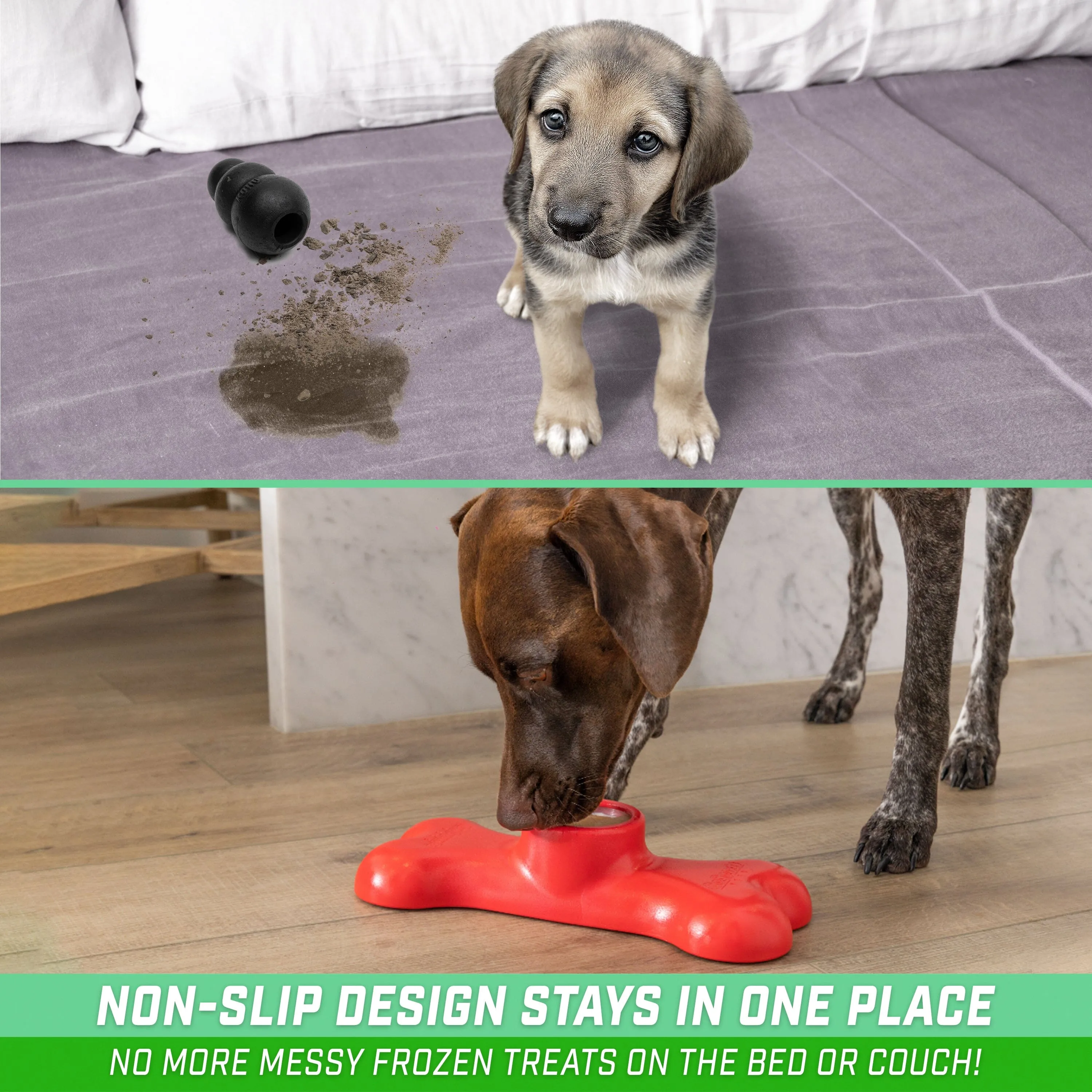 GoSports Pets PupsCream Parlor - Non-Slip Ice Cream & Frozen Dog Treat Holder