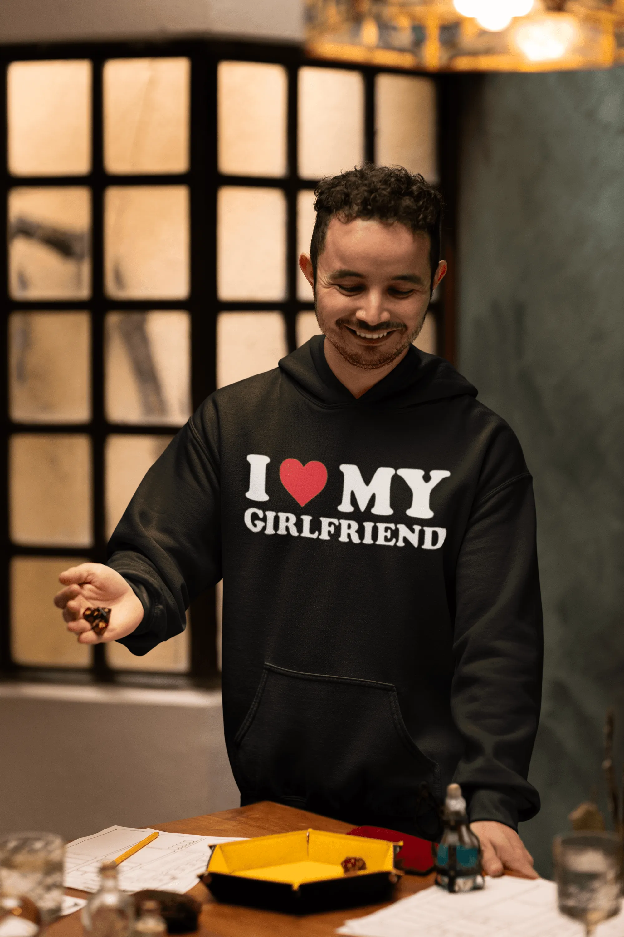 I Love My Girlfriend Ultra Soft Blended Cotton Midweight Unisex Pullover