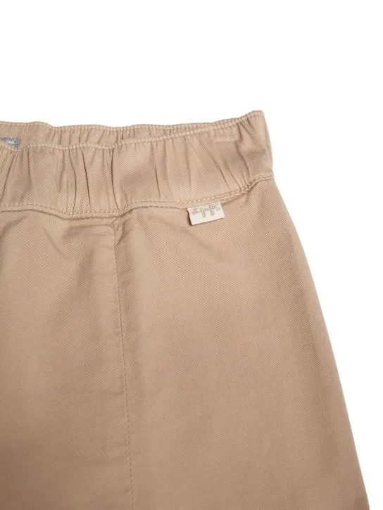 Il Gufo   Cotton gabardine wide pants 