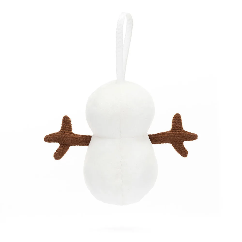 Jellycat Soft Toy Festive Folly Snowman