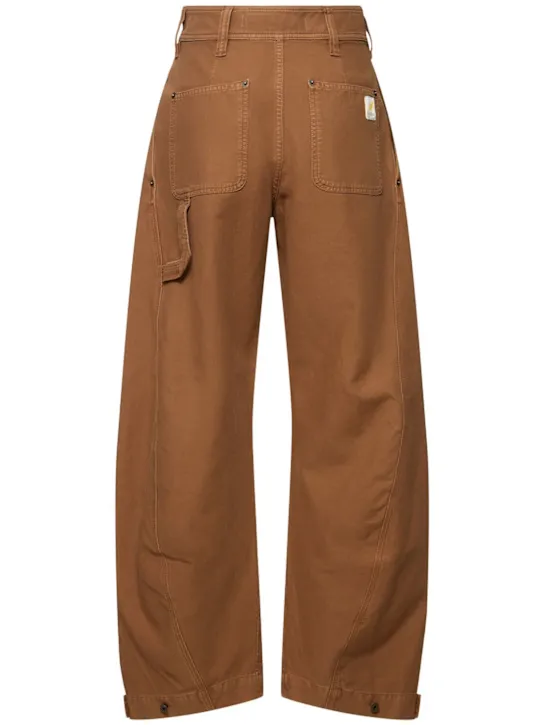 JW Anderson   Workwear cotton twill twisted seam pants 