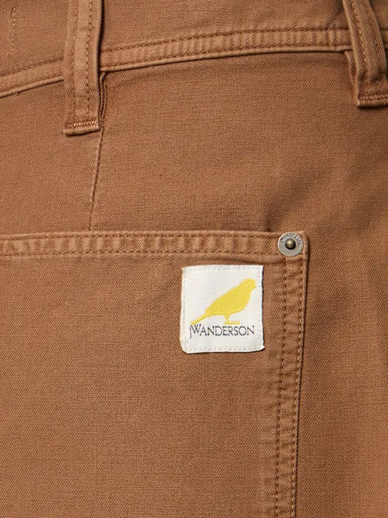 JW Anderson   Workwear cotton twill twisted seam pants 
