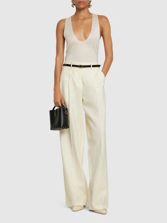 Magda Butrym   Wool &amp; silk straight pants 