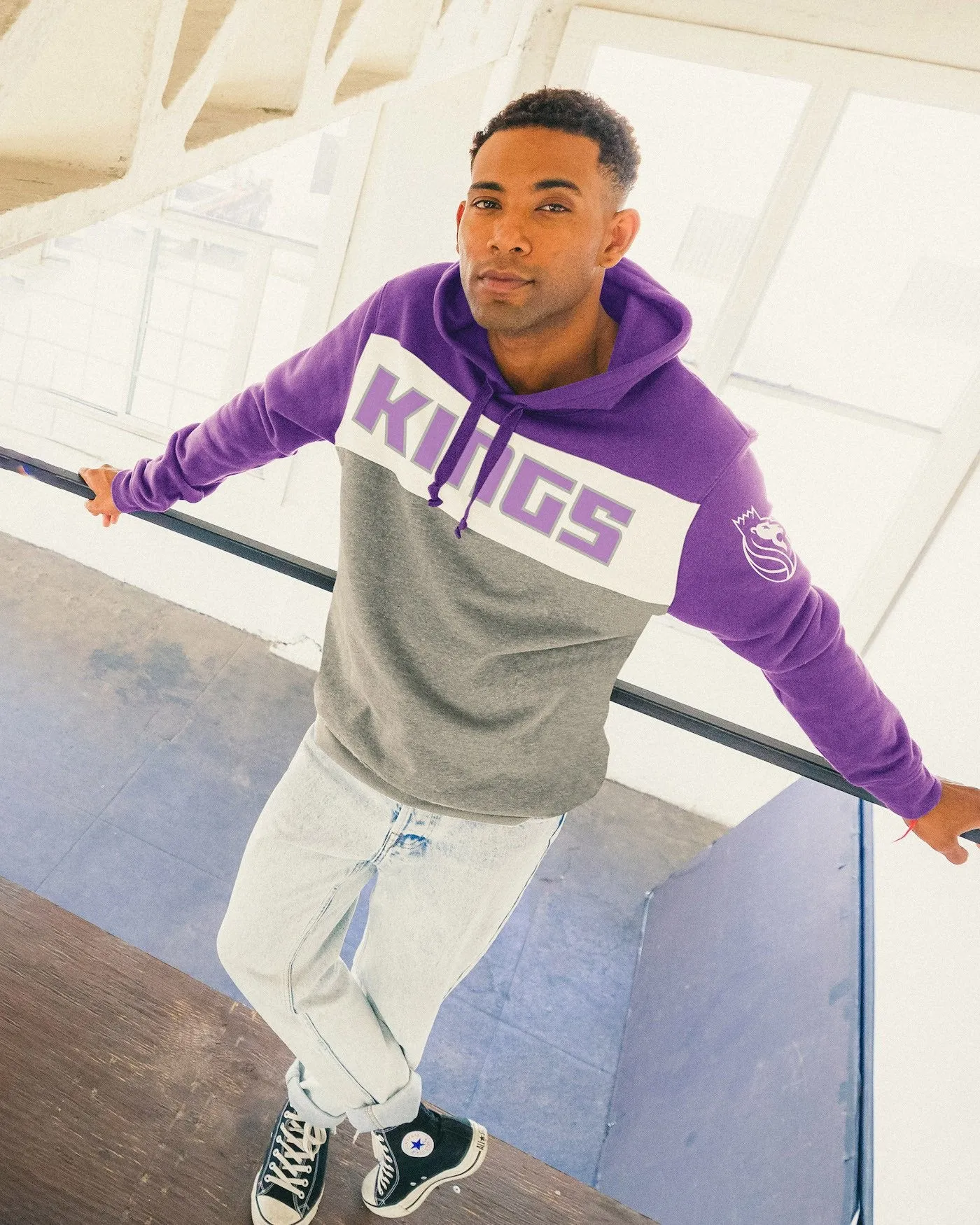 NBA Sacramento Kings Colorblock Hoodie