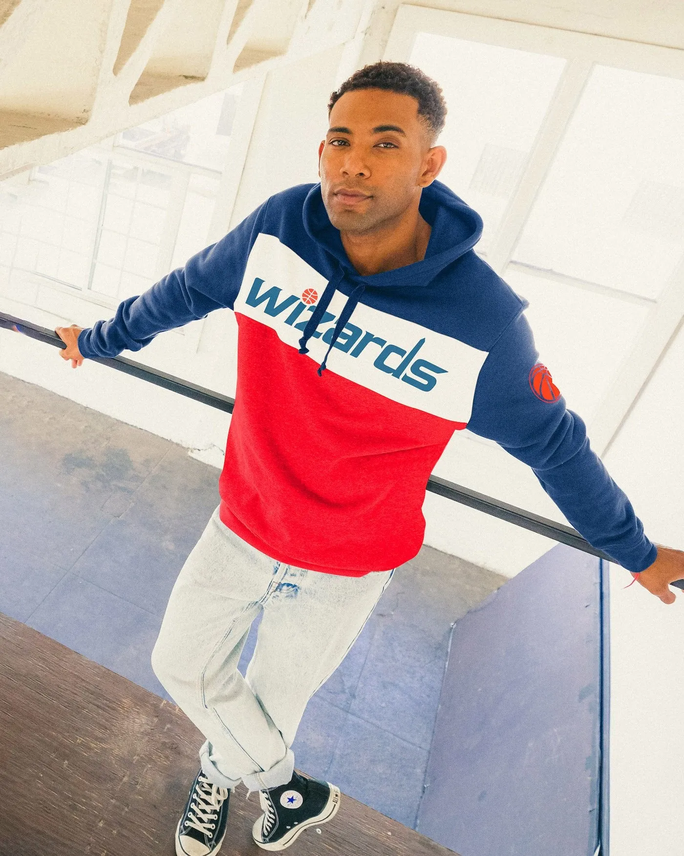 NBA Washington Wizards Colorblock Hoodie