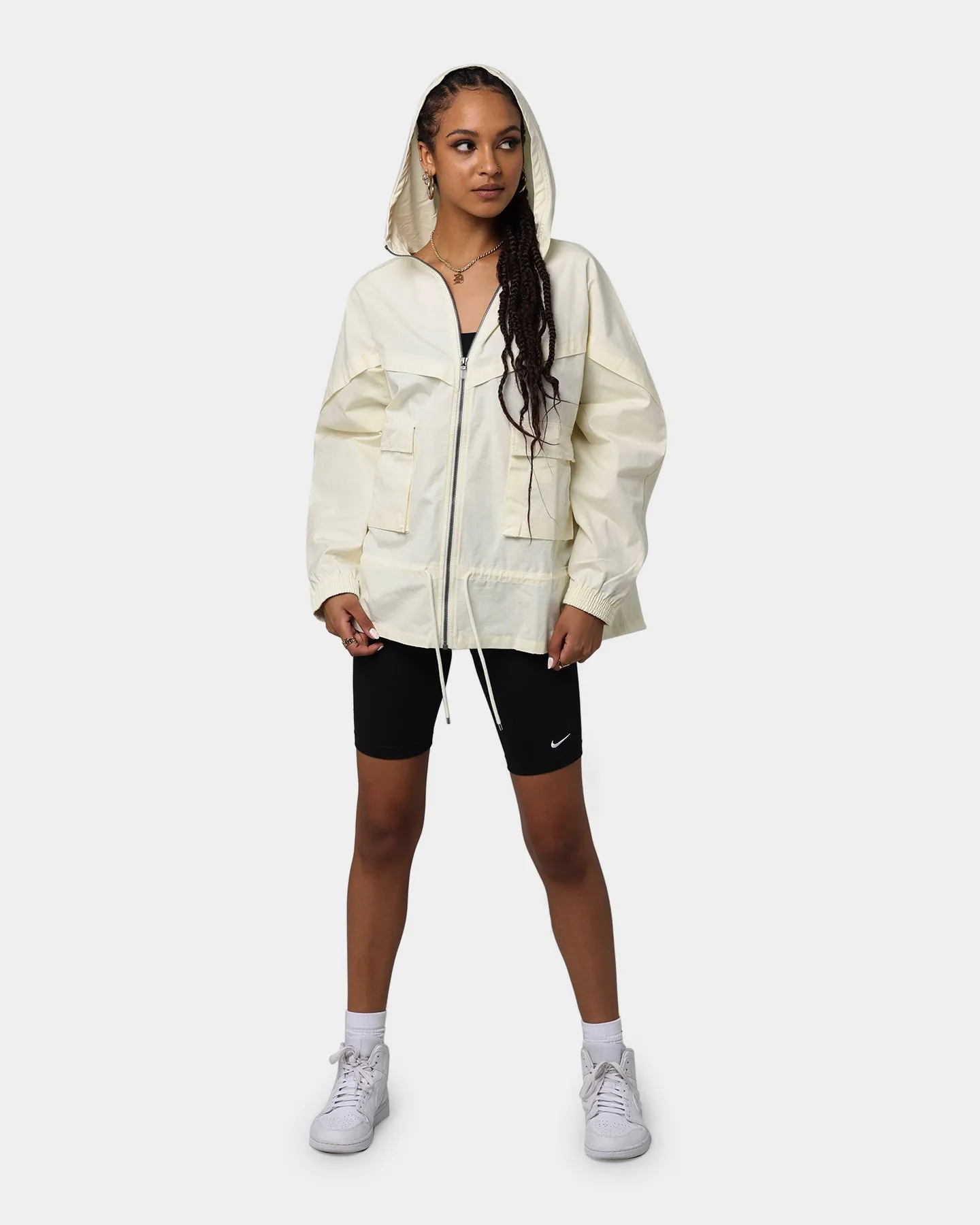 Nike Women's Nike Sportswear Icon Clash Jacket Coconut Milk/White