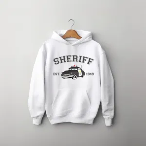 Personalized Disney Cars Sheriff Youth Hoodie