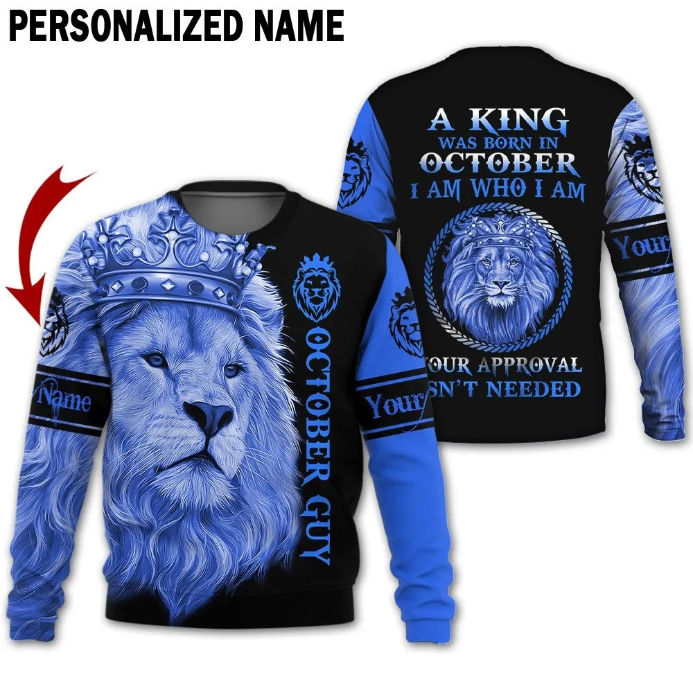 Personalized Name Birthday Outfit October Guy 3D All Over Printed  Outfit 98 Birthday Shirt