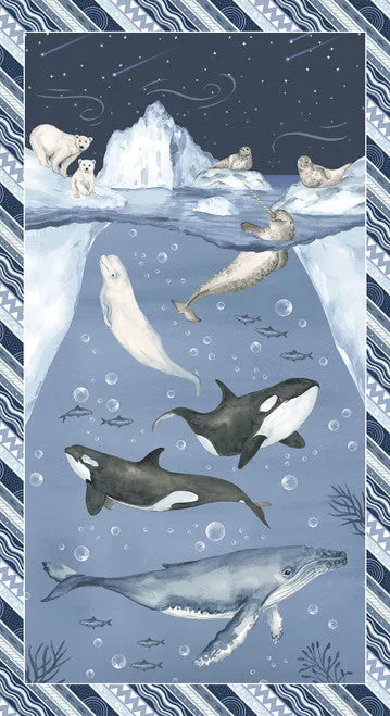 Polar Plungers Whales Polar Bears Orcas Panel