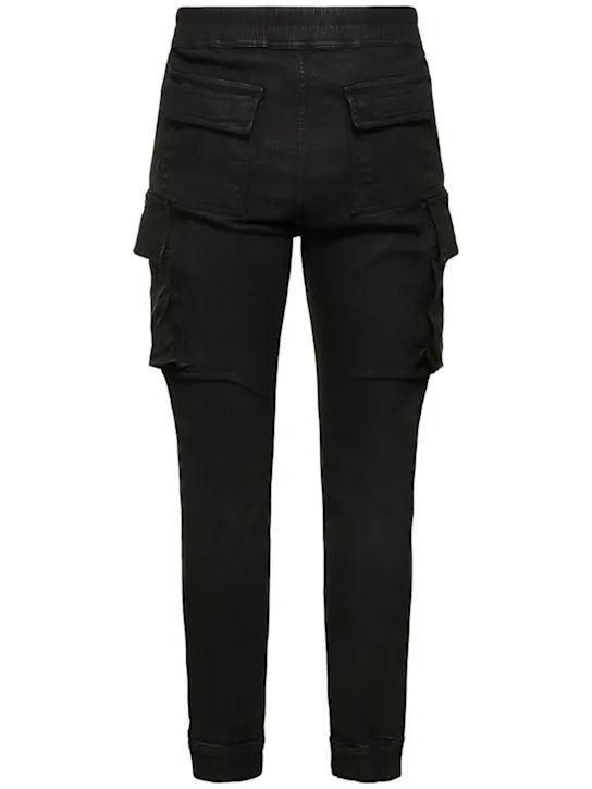 Rick Owens DRKSHDW   Mastodon cut waxed denim pants 