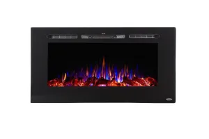 The Sideline 45 Inch Refurbished Recessed Electric Fireplace 80025
