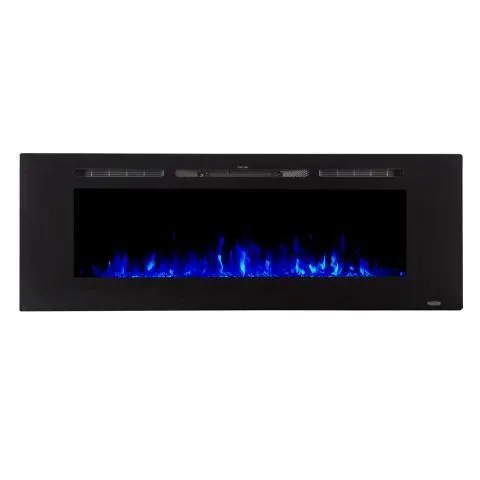 The Sideline 60 Inch Refurbished Recessed Electric Fireplace 80011