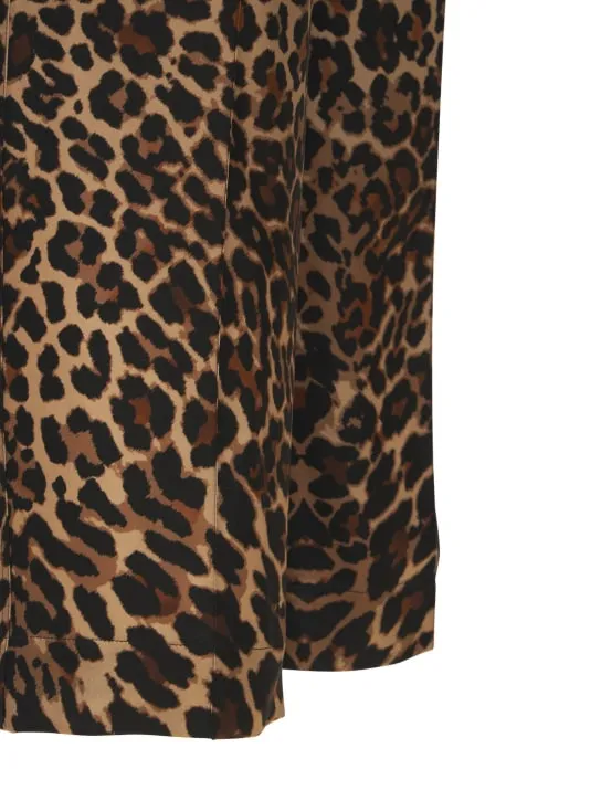 Tom Ford   Printed logo silk satin pajama pants 