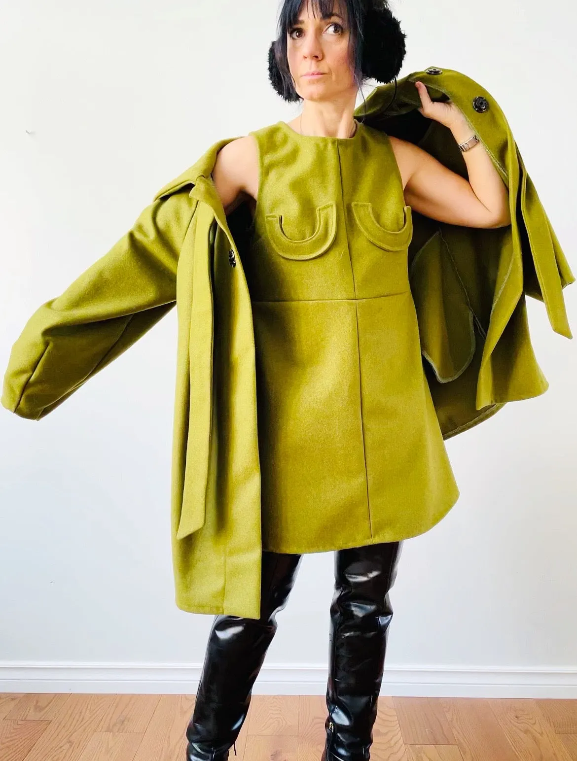 Wallis Coat- MOSS